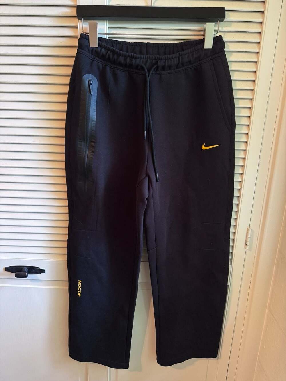 Nike x NOCTA Tech Fleece Open Hem Sweatpants Black Gold